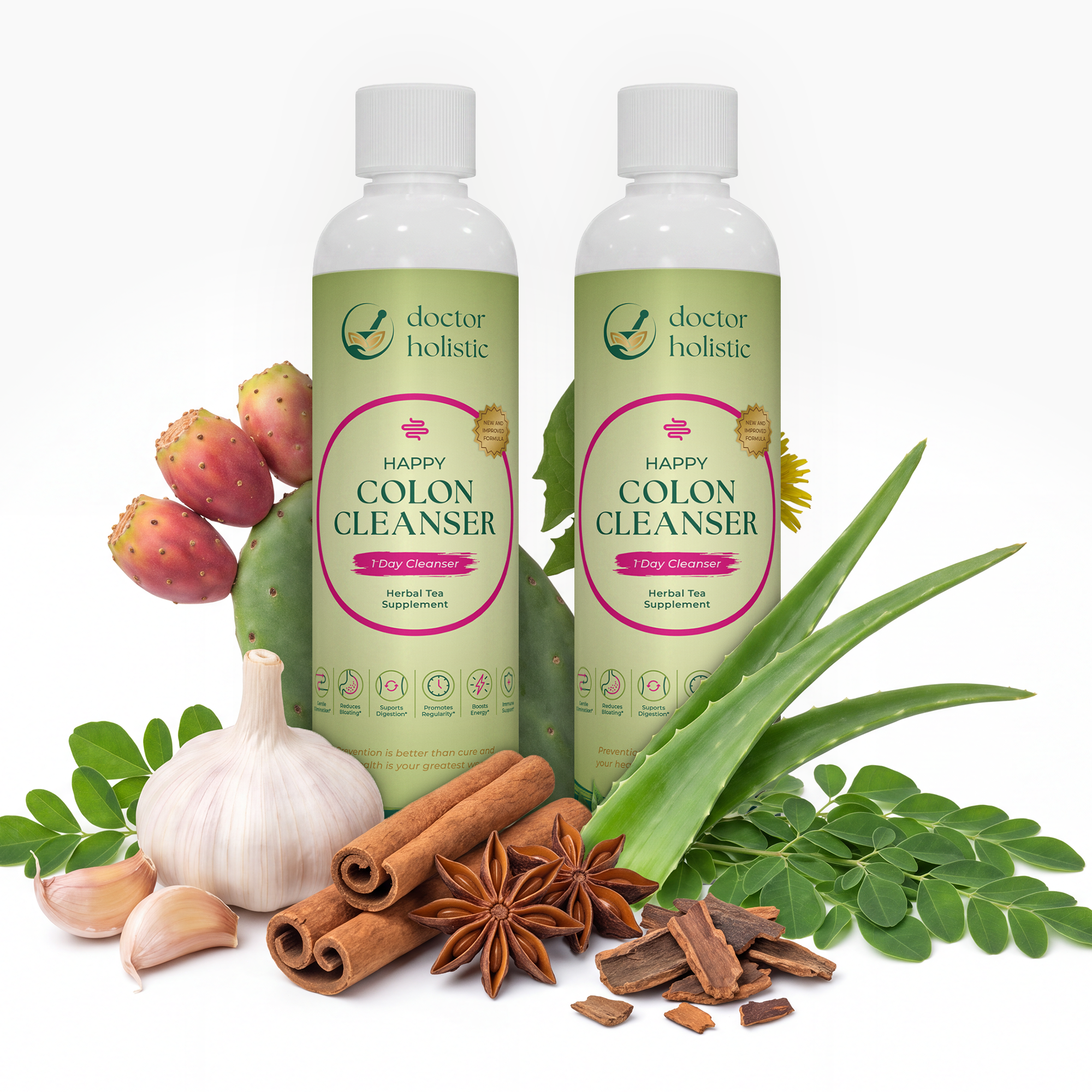 1 Day Happy Colon Cleanser - 2x Pack